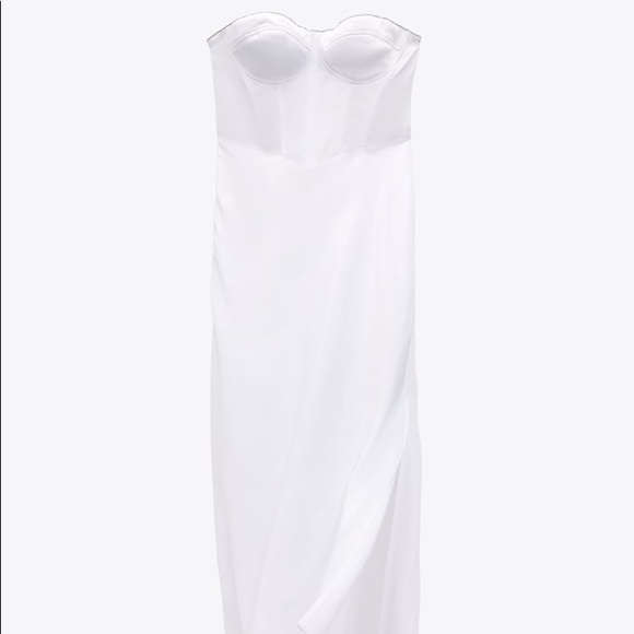 RHINESTONE CORSET MIDI DRESS - Picture 7 of 8